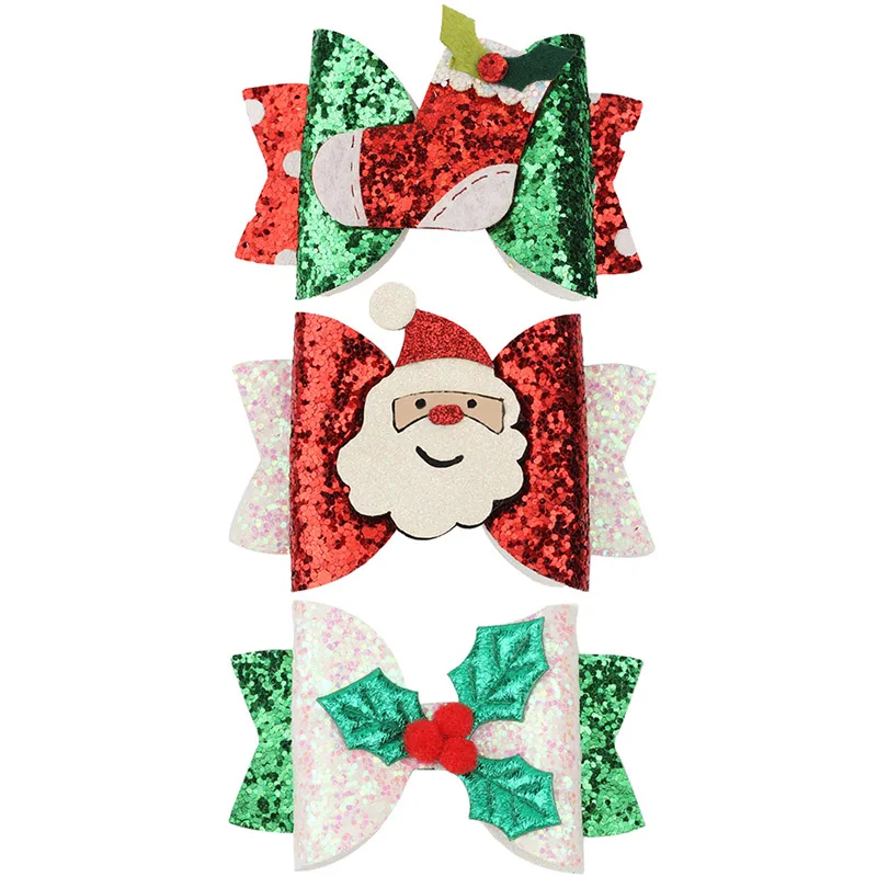 1PC-3inch-Christmas-Glitter-Hair-Bows-For-Kids-Girls-Hair-Clips-Baby-Snowman-Hairpins-Barrettes-Hairgrip-3.webp