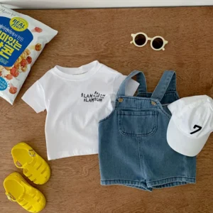 2024-Summer-Baby-Clothing-Set-Girls-Clothes-Infant-Tee-and-Denim-Overall-Suit-Toddler-Boys-Outfit-1
