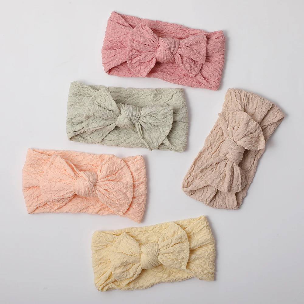 Baby-Broadside-Warm-Accessoire-Bebe-Headband-Bows-Elastic-Nylon-Cable-Knit-Hairband-Newborn-Headwear-Children-Hair